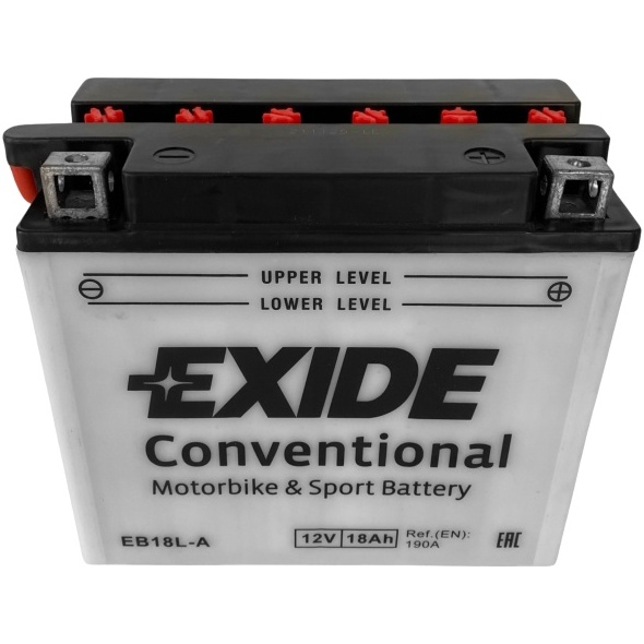 Baterie Moto Exide Conventional Motorbike & Sport Battery 18Ah 190A 12V YB18L-A